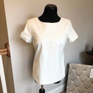 Michael Kors Faux Leather Top